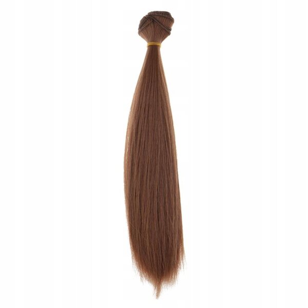 Krullend synthetisch peruca voor BJD DIY-poppen in draad met hoge temperatuur