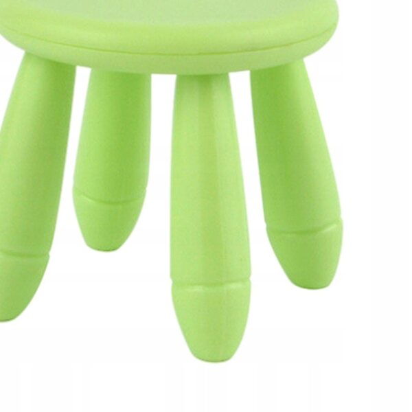 Miniatura Sedia in Legno Verde per Casa delle Bambole Scala 1:12