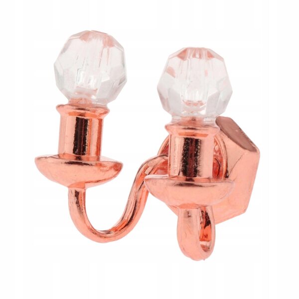 Mini Lampada da Muro per Casa delle Bambole in Scala 1:12 Retro Rosa Oro