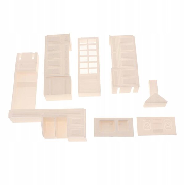 Küchenmöbel-Set im Maßstab 1:20 für Modellbau und Puppenhäuser
