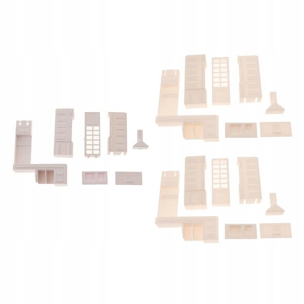 Küchenmöbel-Set im Maßstab 1:20 für Modellbau und Puppenhäuser