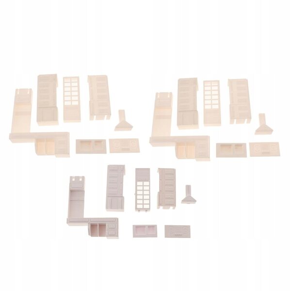 Küchenmöbel-Set im Maßstab 1:20 für Modellbau und Puppenhäuser