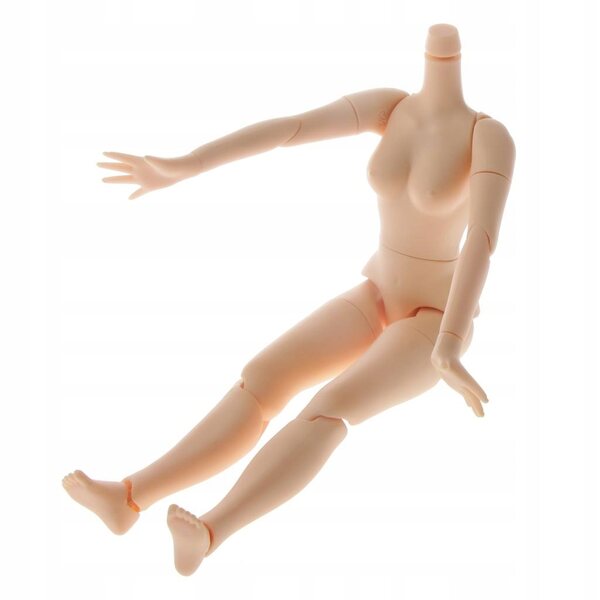 Corpo snodato 19 giunture per bambola Neo Blythe 12 pollici giallo