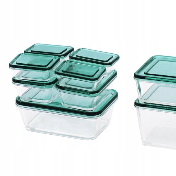Set 9 Mini Contenitori in Acrilico per Casa delle Bambole Scala 1:12