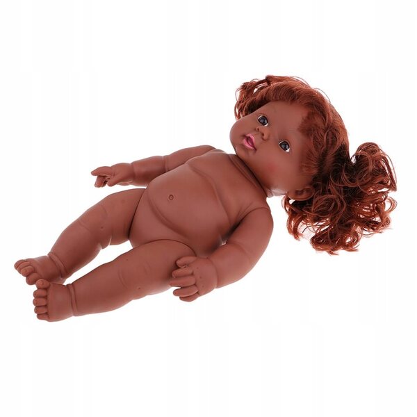 Afroamerikanische Neugeborenepuppe aus Vinyl und Silikon, 30 cm, zum Sammeln und Spielen