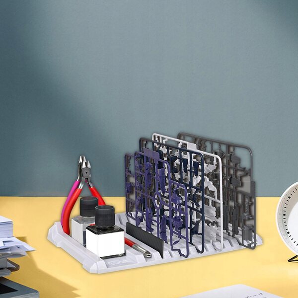 Organizer per Modelli con 14 Scomparti in PVC per Stoccaggio Utensili