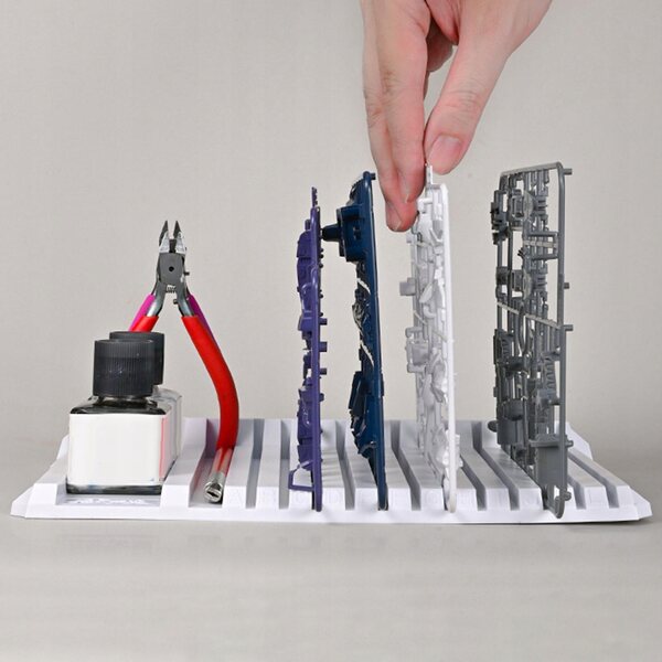Organizer per Modelli con 14 Scomparti in PVC per Stoccaggio Utensili