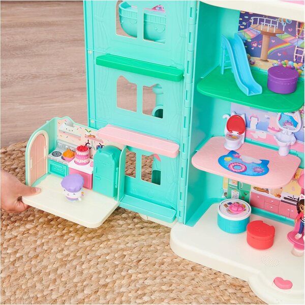 Cucina Giocattolo per Casa delle Bambole con Mobili, Accessori e Figura