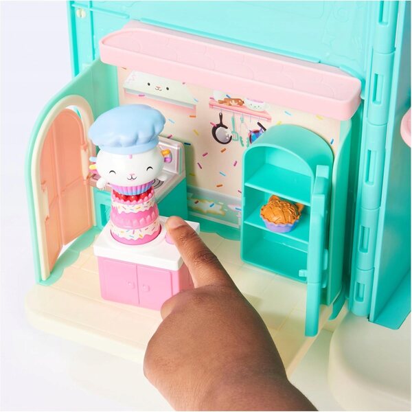 Cucina Giocattolo per Casa delle Bambole con Mobili, Accessori e Figura