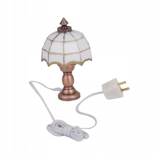 Lampe de table miniature 1:12 en métal pour diorama et modélisme