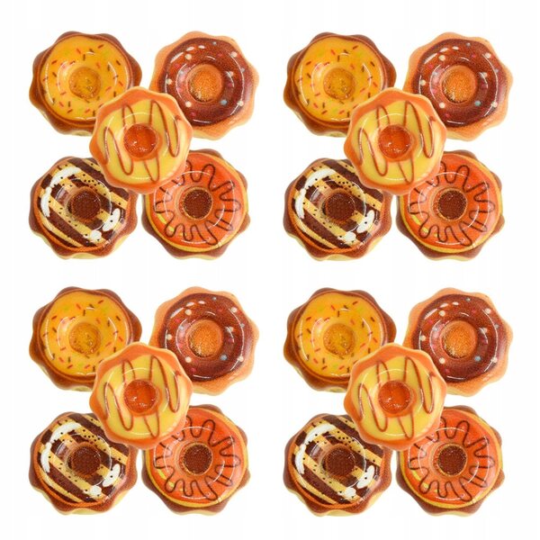 20 realistische Mini-Harzgebäcke für Puppenhäuser und Bastelarbeiten