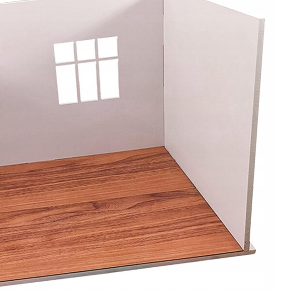 PVC køkkenminiature til dukkehus, dekorativt tilbehør 50x30x30 cm