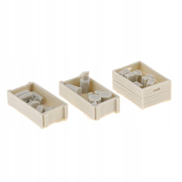 1/35 Soldier Food Box-Modell für Diorama aus Harz zum Bemalen