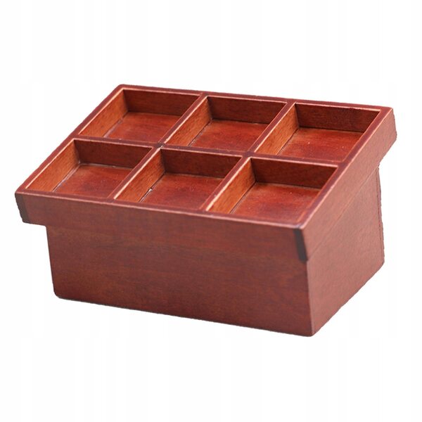 Alzatina di Frutta e Verdura in Miniatura 1:12 in Legno per Domki per bambole