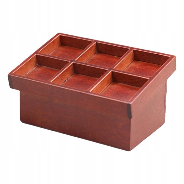 Alzatina di Frutta e Verdura in Miniatura 1:12 in Legno per Domki per bambole