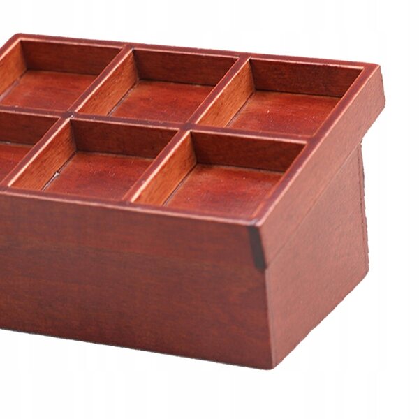 Alzatina di Frutta e Verdura in Miniatura 1:12 in Legno per Domki per bambole