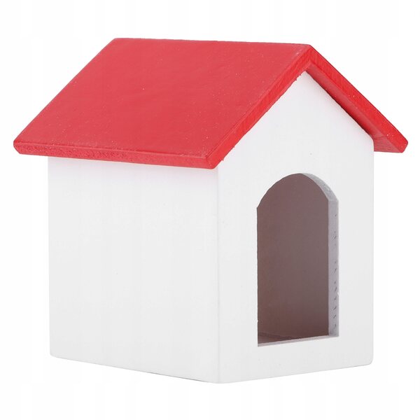 1:12 Holzhütte für Puppen und Miniaturtiere, realistisch und widerstandsfähig