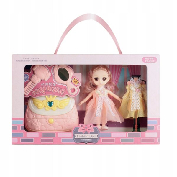 16 cm große BJD-Prinzessin-Puppe mit Zubehör und elegantem Kleid für Rollenspiele