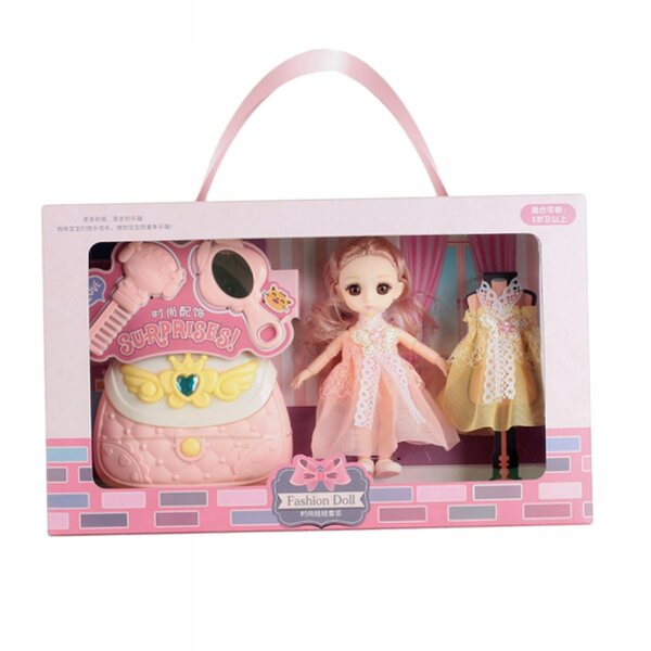 16 cm große BJD-Prinzessin-Puppe mit Zubehör und elegantem Kleid für Rollenspiele