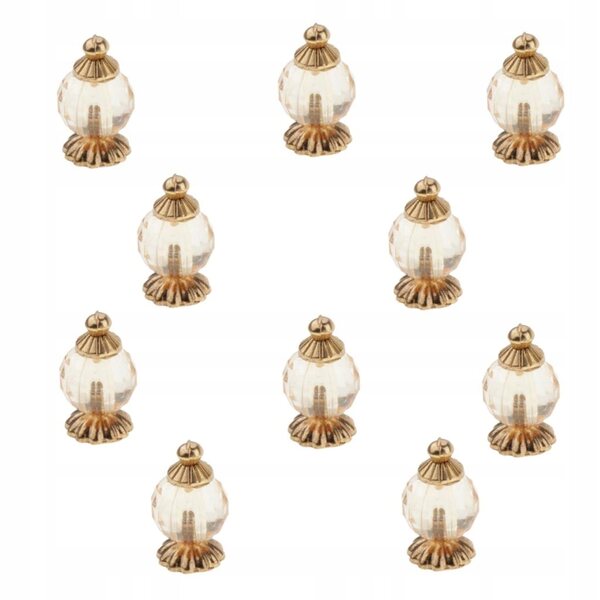 Miniatuur gouden parfumflesjes 1:12 voor poppenhuisset 10 stuks