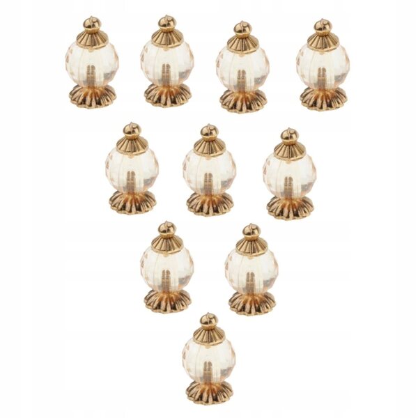 Miniatuur gouden parfumflesjes 1:12 voor poppenhuisset 10 stuks