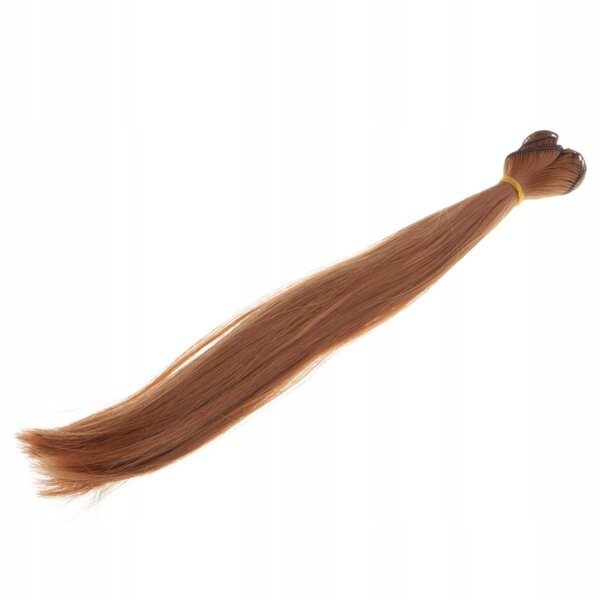 25 cm Hochtemperatur-Drahthaar für karamellfarbene Puppen
