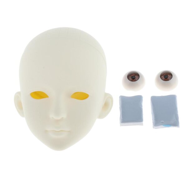 1/3 BJD Puppenkopf mit braunen Augen für 60cm Puppen