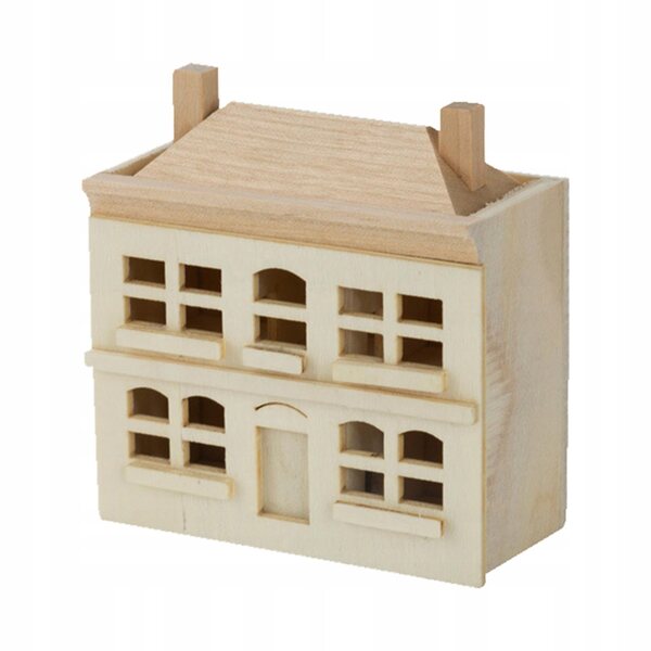 1:12 Puppenhausminiatur aus Massivholz für Sammler und Kinder