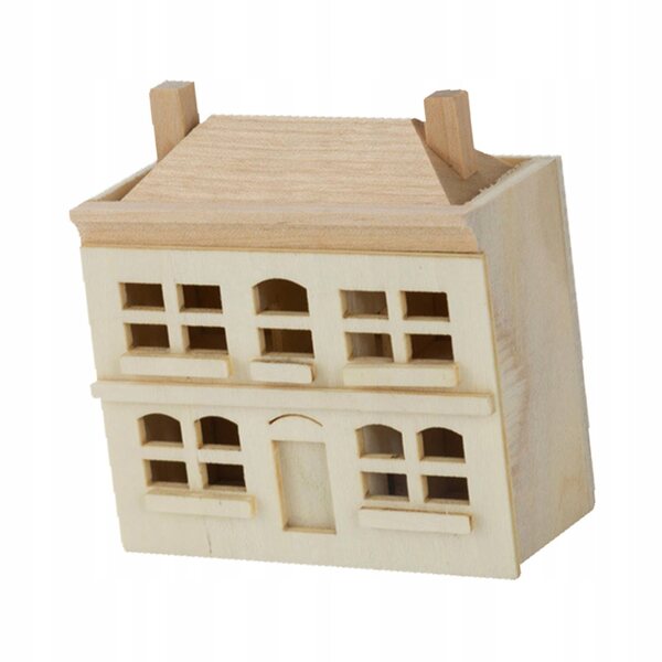 1:12 Puppenhausminiatur aus Massivholz für Sammler und Kinder