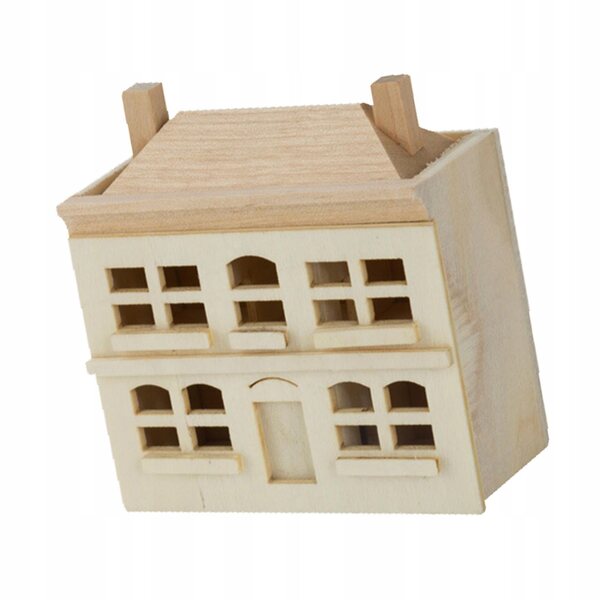 1:12 Puppenhausminiatur aus Massivholz für Sammler und Kinder