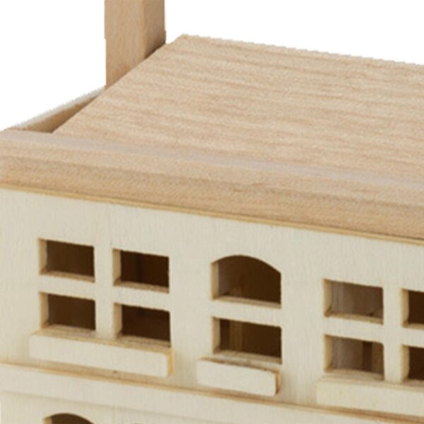 1:12 Puppenhausminiatur aus Massivholz für Sammler und Kinder
