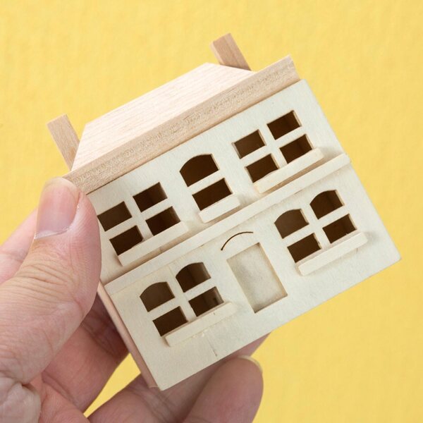 1:12 Puppenhausminiatur aus Massivholz für Sammler und Kinder