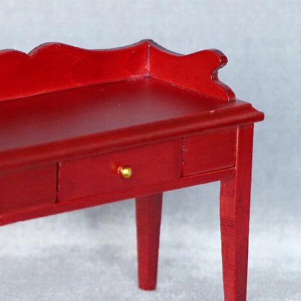 1/12 Dollhouse Vintage Retro Handmade Drewniane Biurko