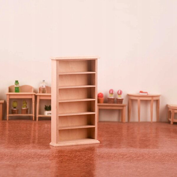 Houten poppenhuiscadeau - Mini-displayplank 1:12