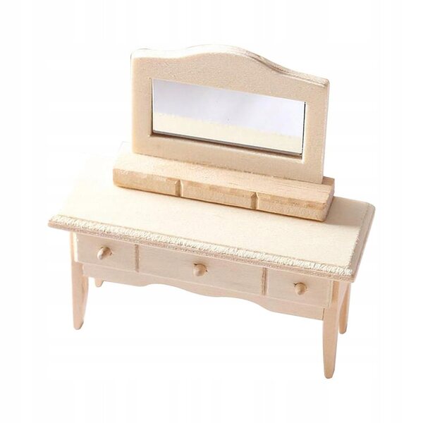 Holzmöbelset für 1:12 Puppenhaus – Wohnzimmer und Esszimmer