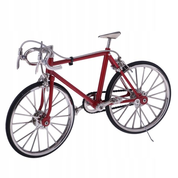 Miniatura bicicletta da corsa in lega scala 1:10 per casa delle bambole