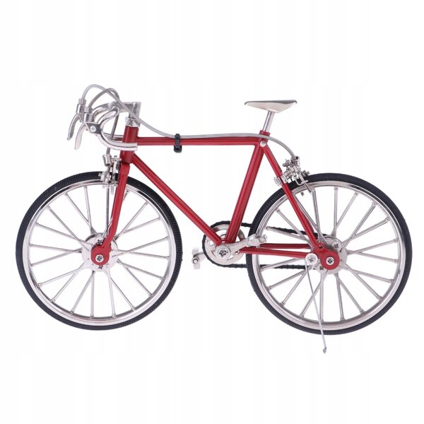 Miniatura bicicletta da corsa in lega scala 1:10 per casa delle bambole