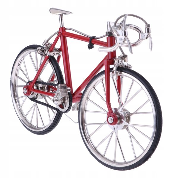 Miniatura bicicletta da corsa in lega scala 1:10 per casa delle bambole