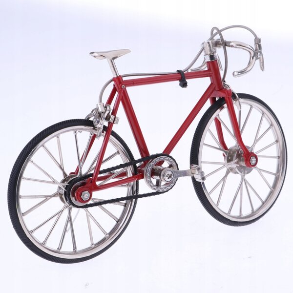 Miniatura bicicletta da corsa in lega scala 1:10 per casa delle bambole