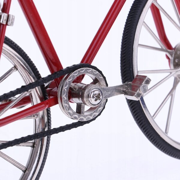 Miniatura bicicletta da corsa in lega scala 1:10 per casa delle bambole