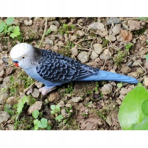 Miniatura uccello modello papera in PVC ecologico, resistente e dettagliato 7,5 cm