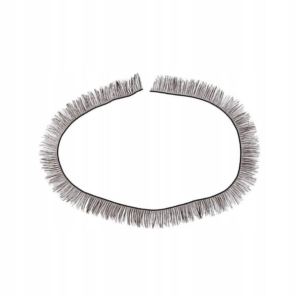 Lot de 8 faux cils noirs pour poupées BJD, 200x8 mm, look élégant