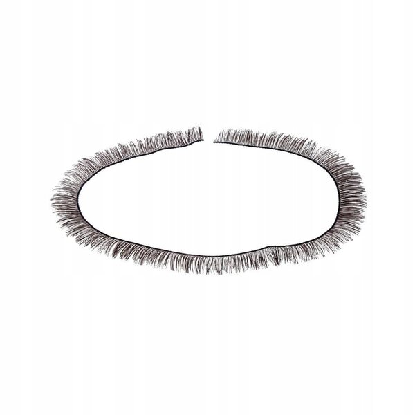 Lot de 8 faux cils noirs pour poupées BJD, 200x8 mm, look élégant