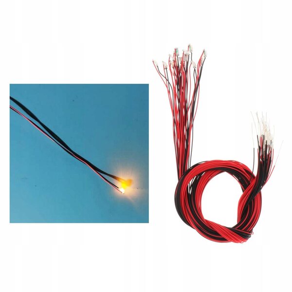 10 LED-Gartenlampen in Form von Eisenbahnlaternen mit 3V gelbem Licht
