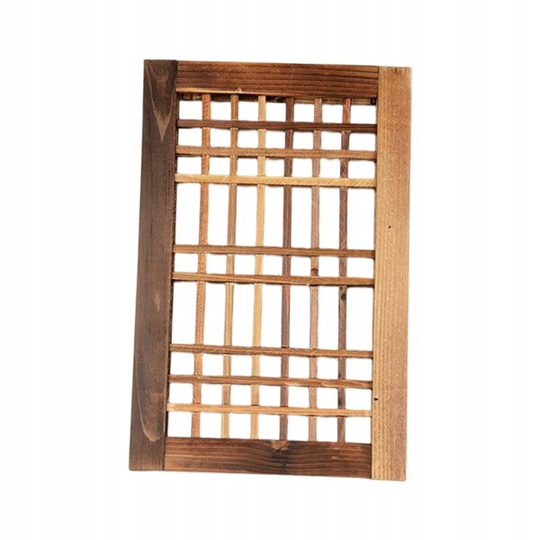 Fenêtre rustique en bois Rama 40x26 cm pour décoration murale et jardin