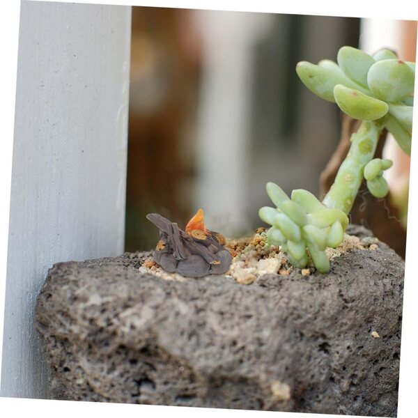 Falò in Miniatura Set 2 Pezzi per Casa delle Bambole e Micro Paesaggi Decorativi
