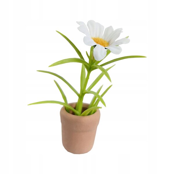 Miniatuurbloemen in potten voor poppenhuis 1:6 realistische decoratieve accessoires