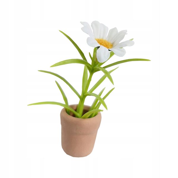 Miniatuurbloemen in potten voor poppenhuis 1:6 realistische decoratieve accessoires