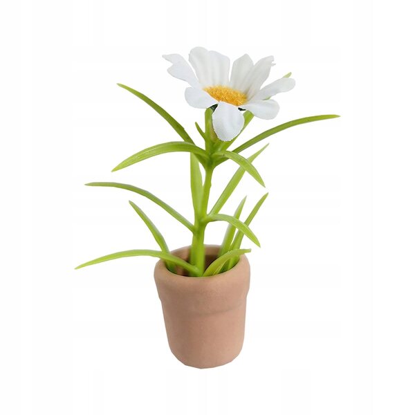 Miniatuurbloemen in potten voor poppenhuis 1:6 realistische decoratieve accessoires