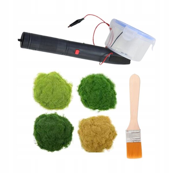 Macchina Floccante Elettrostatica Portatile per Miniature e Diorami